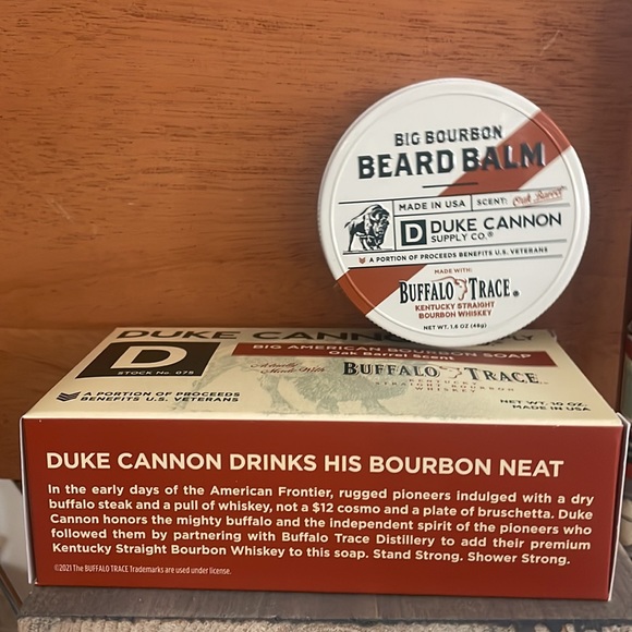 COPY - Duke Cannon Buffalo Trace Big American Bar of Soap and Beard Balm - Picture 2 of 3